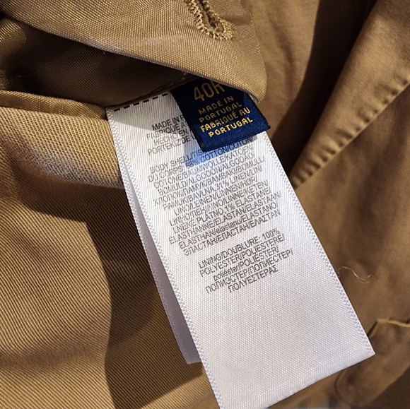Polo Ralph Lauren RL Khaki Chino Jacket 40R NWT - Picture 4 of 5